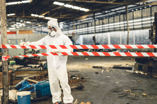 Professional Unattended Death Cleanup technician working in Fairmount, NY